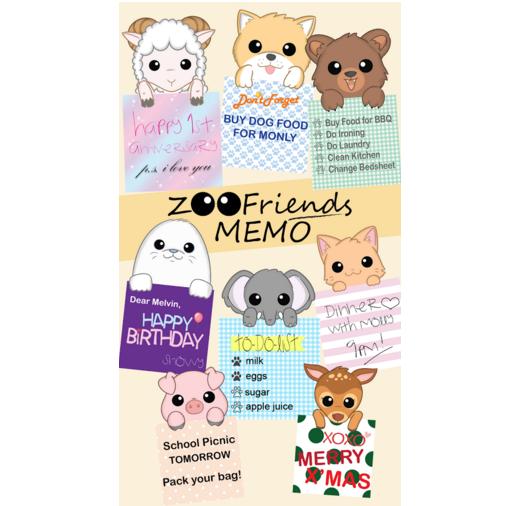 Zoo Friends Memo for Android