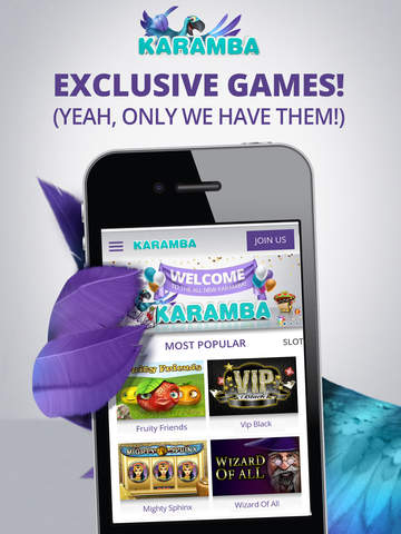 Karamba Casino for iPhone