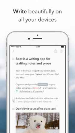 Bear for iOS