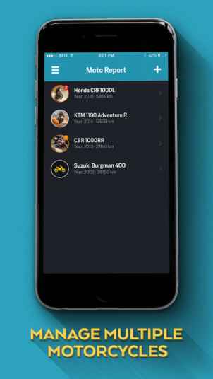 Moto Report for iOS
