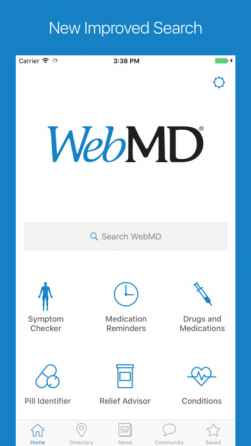 WebMD for iPhone