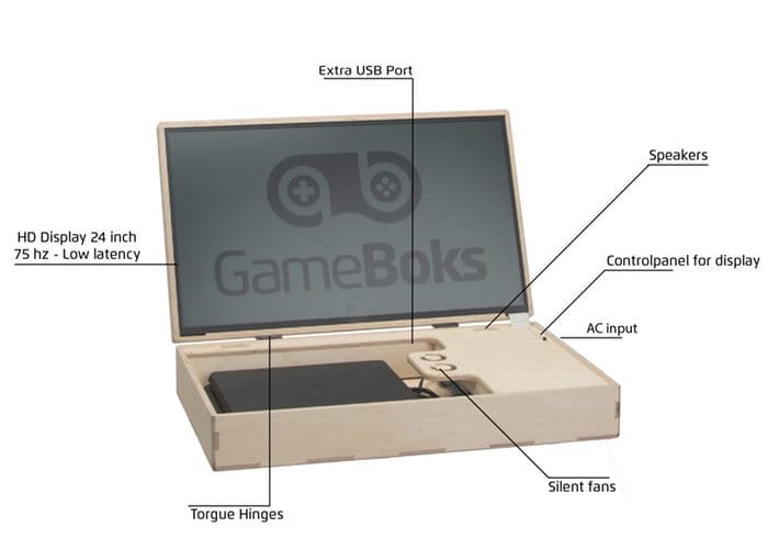 GameBoks - A Beautiful, Portable Game station for Your Console 