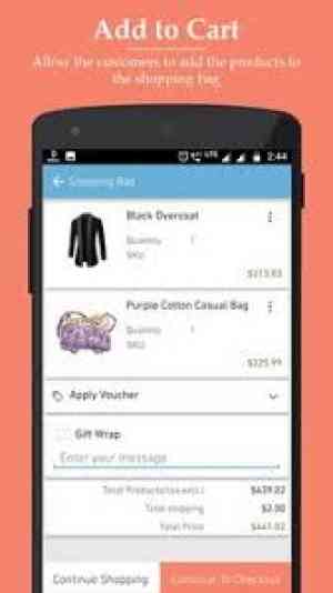 Nautica PrestaShop Mobile App