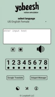 Yobeesh Voice Emulator - Text to Speech