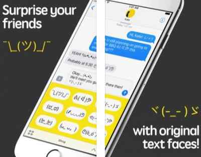 iShrug: Text Faces for iMessage 