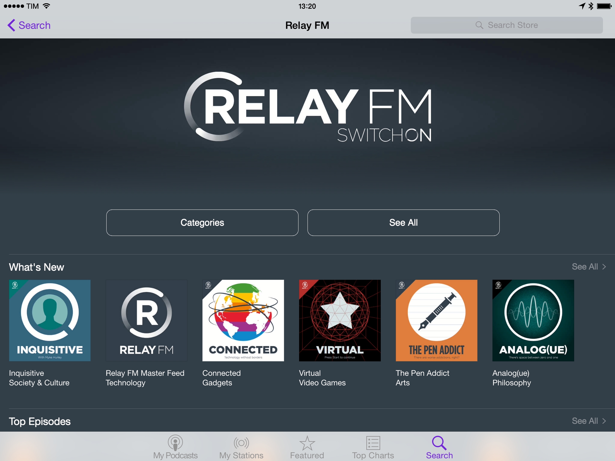 Relay FM for iOS