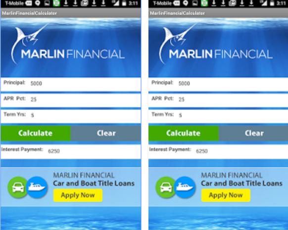 Marlin Loan Calculator for Android