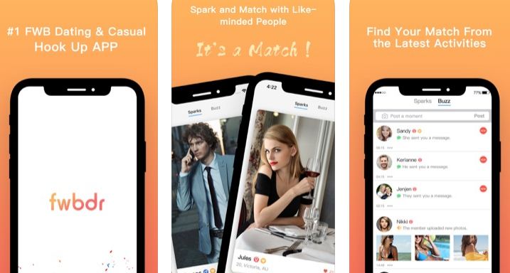 Fwbdr - FWB Dating & Casual Hook up App for NSA Fling Chat