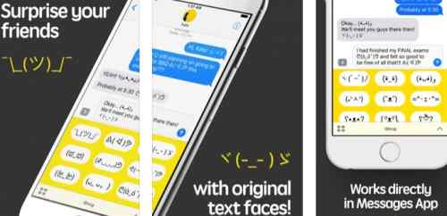 iShrug: Text Faces for iMessage