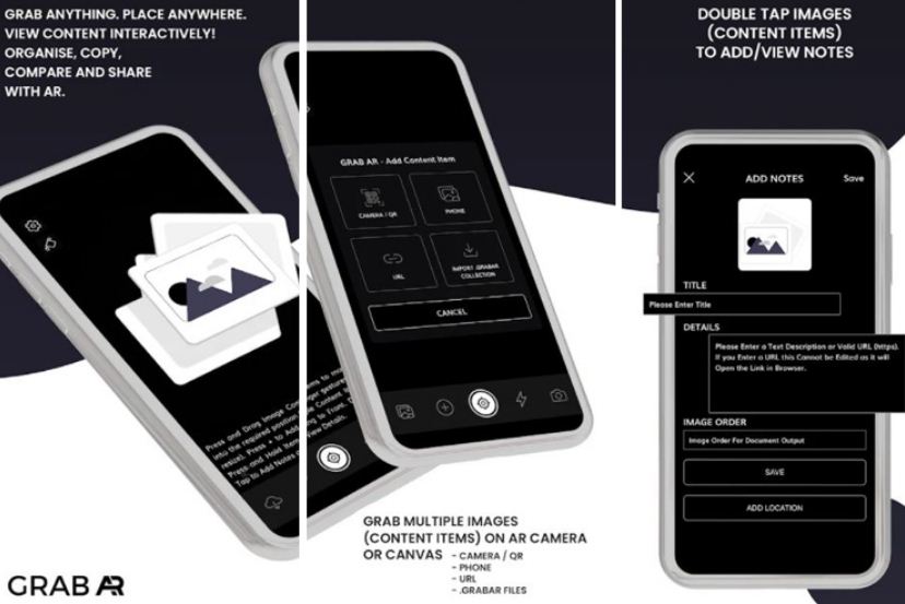 GRAB AR (Image Notes | Interactive Content)