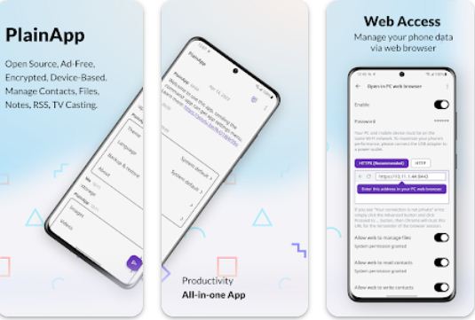 PlainApp: File & Web Access